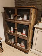 Houten kooi met 3 niveaus: knaagdieren, vogels of vee, Dieren en Toebehoren, Ophalen, Kooi, Hamster, Zo goed als nieuw