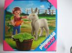 Playmobil meisje met ezeltje, wortel en mand met gras 4740, Enfants & Bébés, Jouets | Playmobil, Comme neuf, Ensemble complet