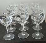 klein wijnglas Val St Lambert 12 stuks, Ophalen, Zo goed als nieuw, Overige typen