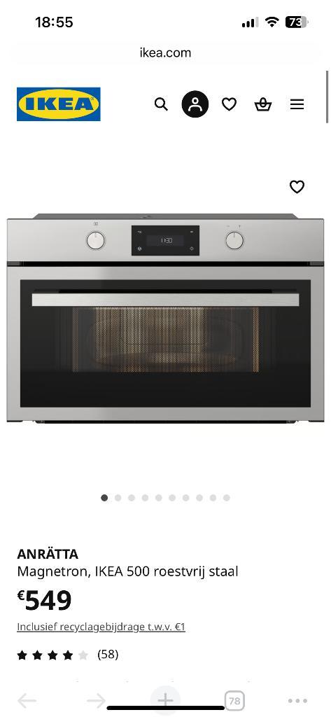 Microgolfoven - nog 4 jaar garantie, Elektronische apparatuur, Microgolfovens, Inbouw, Microgolfoven, Crisp, Grill, Hete lucht