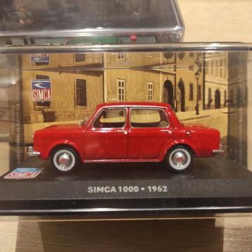 Simca 1000 1962 1:43 in vitrinedoosje, ongeopende blister  beschikbaar voor biedingen
