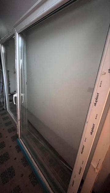 Pvc schuifraam dubbel glas aluplast, Doe-het-zelf en Bouw, Ophalen