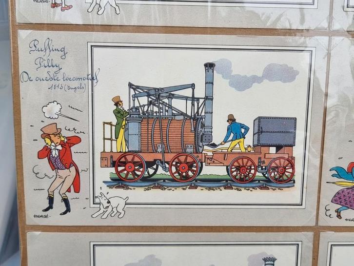 Kuifje - „See & Know” spoorweg - Hergé jaren 50, Boeken, Stripverhalen, Gelezen, Ophalen of Verzenden