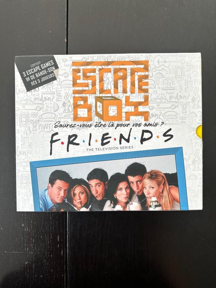 Friends escape box - Nieuw bordspel in een doos, Hobby en Vrije tijd, Gezelschapsspellen | Bordspellen, Nieuw, Drie of vier spelers
