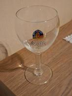 Leffe bierglas / gegraveerde handtekening, Enlèvement ou Envoi, Comme neuf, Verre à bière
