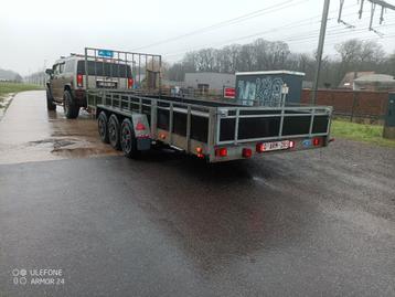 3 asser aanhangwagen  beschikbaar voor biedingen