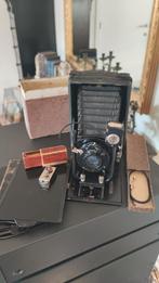 Antieke balgcamera met toebehoren, Ophalen of Verzenden