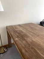 TEAK zwaar massief houten tafel (Bristol)220cm x 100cm x78cm, Huis en Inrichting, Ophalen, Gebruikt, 100 tot 150 cm, Teakhout