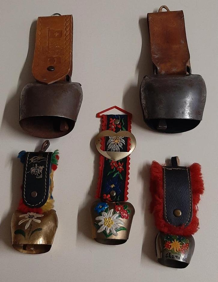 5 koebellen, Collections, Collections Autre, Utilisé, Enlèvement ou Envoi