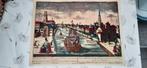 Oude kaart Rotterdam 1750, Ophalen of Verzenden, Prent