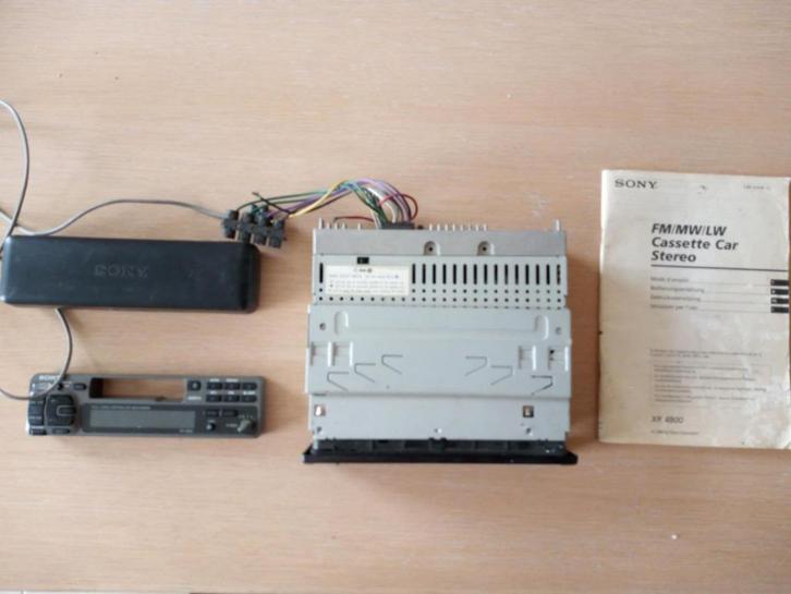 Sony XR-4800 autoradio met cassete (4x 35W), Auto diversen, Autoradio's, Gebruikt, Ophalen