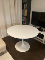 Tafel rond wit IKEA, Huis en Inrichting, Tafels | Eettafels, Ophalen, Gebruikt, 50 tot 100 cm, 100 tot 150 cm