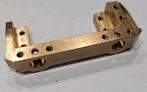 Messing bumper mount / chassis eindgewicht – RC crawler 1/10, Hobby en Vrije tijd, Elektro, Nieuw, Ophalen of Verzenden, Schaal 1:10
