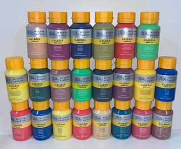 Winsor & Newton GALERIA acrylverf - 22 stuks beschikbaar voor biedingen