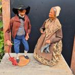 Santon van Simone Jouglas, edelman en vrouw met 2 konijntjes, Ophalen of Verzenden, Zo goed als nieuw