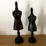 2 Mannequins en Bois - 54 et 45 cm de haut, Antiquités & Art, Enlèvement ou Envoi