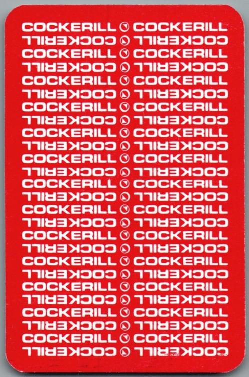 speelkaart - LK12967 - Cockerill, Verzamelen, Speelkaarten, Jokers en Kwartetten, Zo goed als nieuw, Speelkaart(en), Verzenden