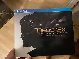 Édition Collector Deus Ex Manking Divided Neuf, Consoles de jeu & Jeux vidéo, Consoles de jeu | Sony PlayStation 4, Comme neuf
