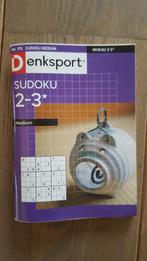 Boekje met Sudoku's Denksport Sudoku 2-3*, Hobby en Vrije tijd, Nieuw, Overige typen, Ophalen of Verzenden