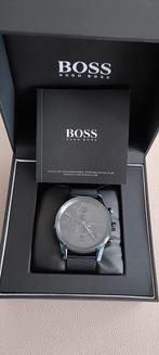 Montre chronographe Hugo Boss Skymaster bleue, Comme neuf, Enlèvement ou Envoi
