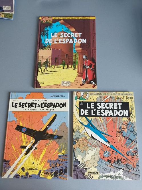 Blake et Mortimer Le secret de l'espadon 1 et 2, Boeken, Stripverhalen, Gelezen, Complete serie of reeks, Ophalen of Verzenden