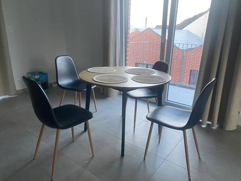 keukentafel, Huis en Inrichting, Tafels | Eettafels, Zo goed als nieuw, 100 tot 150 cm, 50 tot 100 cm, Vier personen, Rond, Overige materialen