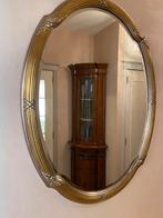 Klassiek chic spiegel jaren ‘70, Enlèvement, Comme neuf, Ovale, 75 à 100 cm