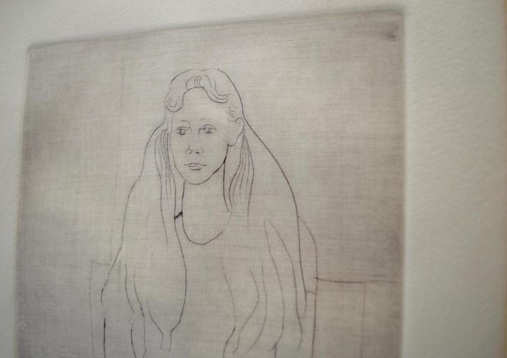 Ets 'Eva' Fred Bervoets, Antiek en Kunst, Kunst | Etsen en Gravures, Ophalen
