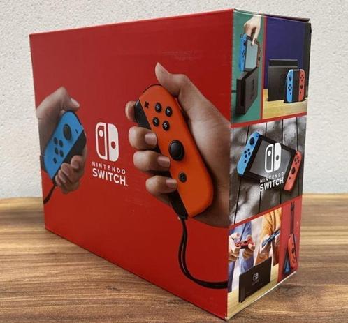 Nieuwe Nintendo Switch, Games en Spelcomputers, Spelcomputers | Nintendo Switch, Nieuw, Switch 2019 Upgrade, Met 2 controllers