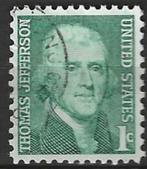 USA 1967/1968 - Yvert 816 - Thomas Jefferson (ST), Postzegels en Munten, Postzegels | Amerika, Verzenden, Gestempeld