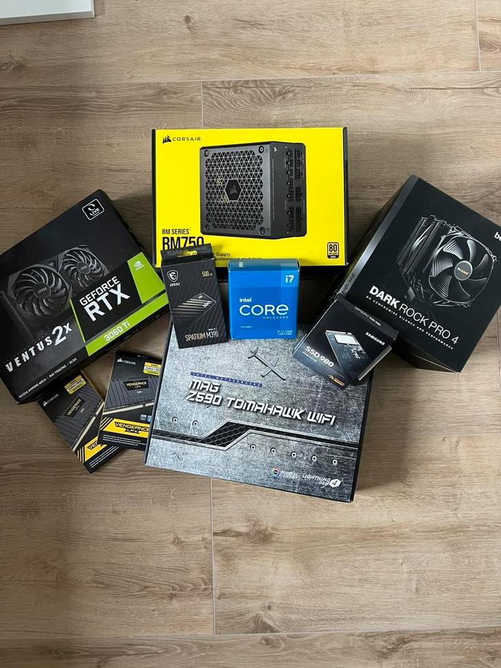 PC Gamer Haut de Gamme–i7 11700K / RTX 3060 Ti / 32 Go / SSD, Computers en Software, Desktop Pc's, Zo goed als nieuw, 4 Ghz of meer