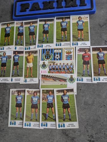  PANINI FOOTBALL 76 CLUB BRUGGE 18x STICKERS 1976 beschikbaar voor biedingen