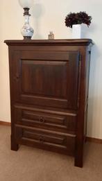 barkast, Huis en Inrichting, Kasten | Buffetkasten, Ophalen, Eikenhout, 50 tot 100 cm, Zo goed als nieuw