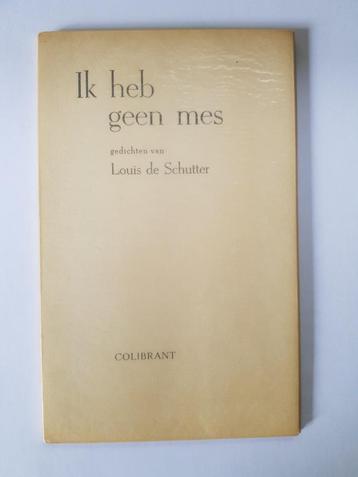 dichtbundel van Louis De Schutter (Kapellen - 1955) beschikbaar voor biedingen