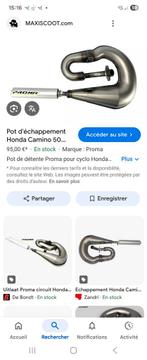 Pot camino proma short (zo goed als nieuw), Fietsen en Brommers, Brommeronderdelen | Oldtimers, Ophalen, Zo goed als nieuw, Uitlaat