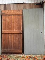 2 stevige massief houten deuren, Doe-het-zelf en Bouw, Deuren en Vliegenramen, Ophalen, Gebruikt, Hout, Binnendeur