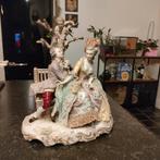 porseleinen beeldje van een liefdespaar in rococo-stijl, Antiek en Kunst, Ophalen
