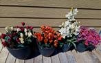 TO SEIZE Set van 5 grote potten met kunstbloemen, Ophalen of Verzenden, Zo goed als nieuw