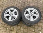 4 velgen met winterbanden - Continental 235/55 R17, Auto-onderdelen, Banden en Velgen, 17 inch, 235 mm, Banden en Velgen, Gebruikt