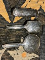 borstel en spiegelset.. berlijns zilver…, Antiek en Kunst, Ophalen of Verzenden, Zilver