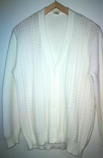 Witte gilet - Bayer Tricot - maat 46-48 beschikbaar voor biedingen