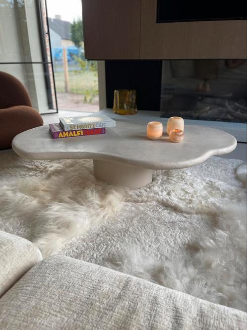 MORTEX salontafel organisch - nieuw - 140 x 90 cm, Huis en Inrichting, Tafels | Salontafels, Zo goed als nieuw, Rond, Ophalen of Verzenden