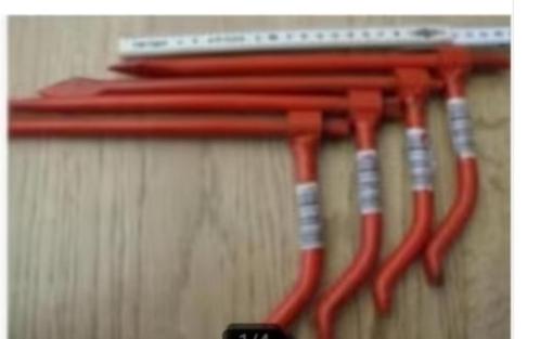 PROFIELHAKEN / BETONHAAK - 16 voor 25  !!, Doe-het-zelf en Bouw, Gereedschap | Handgereedschap, Ophalen