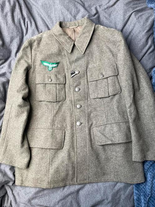 ‘Repro’ Duitse tuniek, ofwel aangeklede Zweedse jas, Verzamelen, Militaria | Algemeen, Landmacht, Kleding of Schoenen, Verzenden