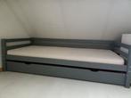 Bed met uitschuifbaar logeerbed, Huis en Inrichting, Slaapkamer | Bedden, Ophalen, Gebruikt, 90 cm, Eenpersoons