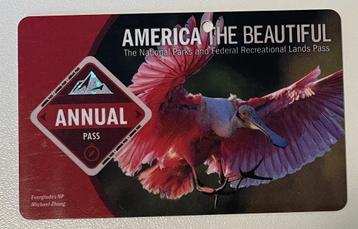 Amercia The Beautiful jaarpas (geldig tot eind juli 2026) beschikbaar voor biedingen