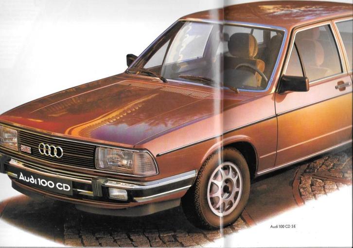 AUDI 100,  1981, Boeken, Auto's | Folders en Tijdschriften, Zo goed als nieuw, Audi, Ophalen of Verzenden