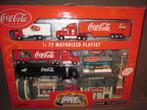 Coca Cola Coke City 1:72 Playset TrucK car cafe Patrol Road, Ophalen of Verzenden, Nieuw, Overige typen