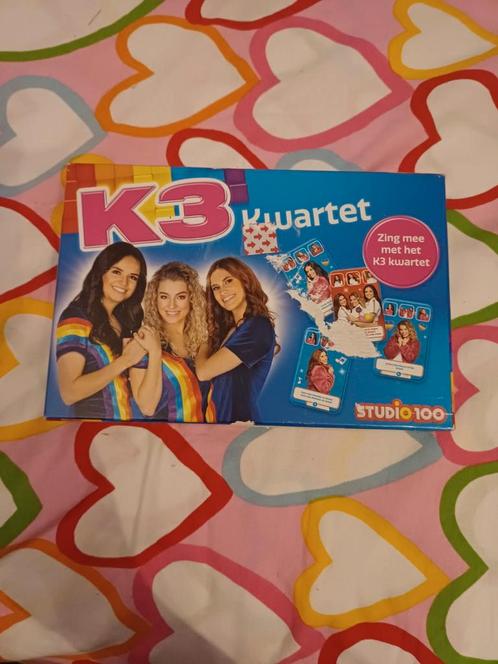 Kwartet K3, Hobby en Vrije tijd, Gezelschapsspellen | Kaartspellen, Gebruikt, Een of twee spelers, Ophalen of Verzenden