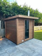 Thermowood buitensauna 200x200 inclusief saunakachel. Sauna, Ophalen of Verzenden